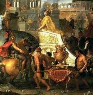 Alexander enters Babylon